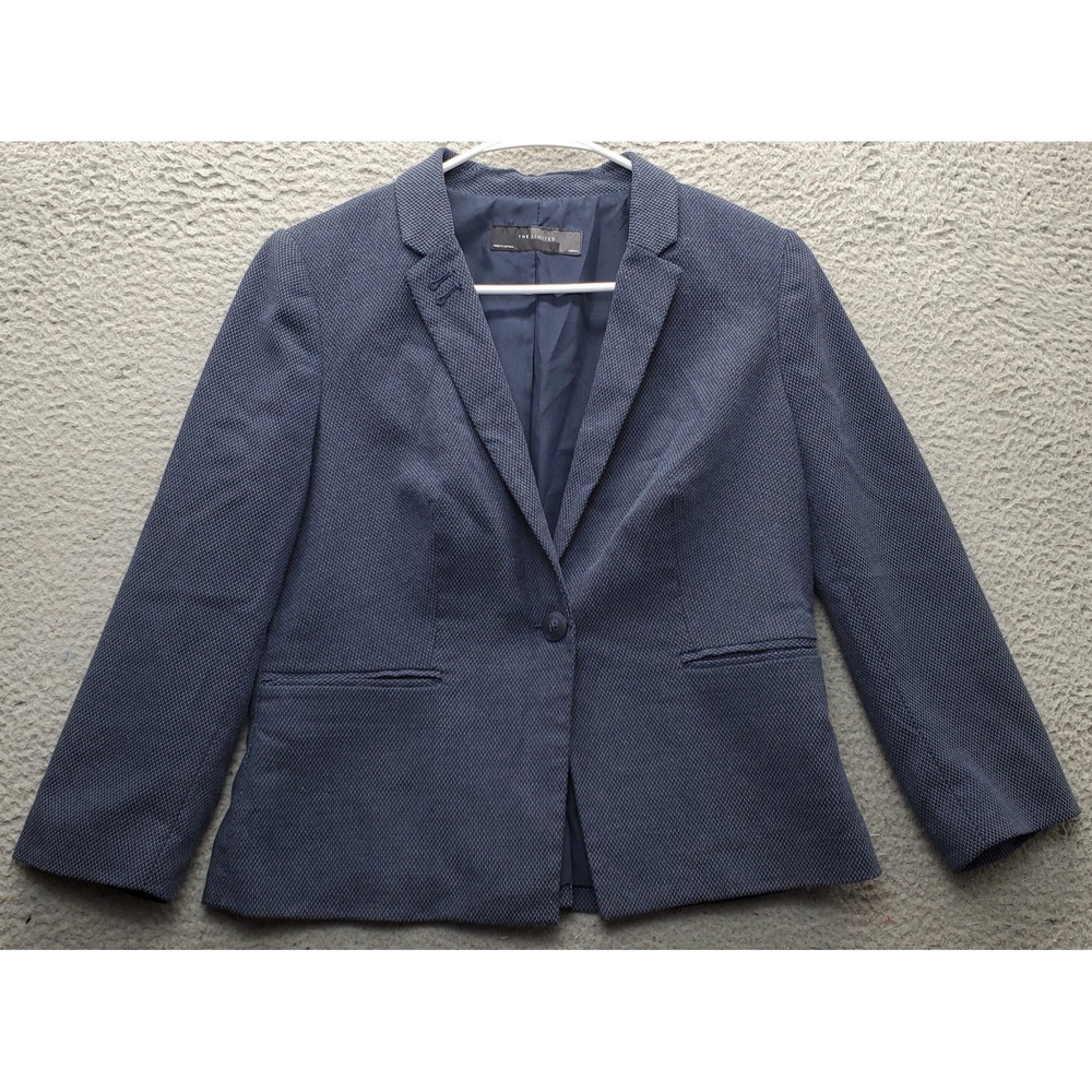 THE LIMITED Blazer Jacket Womens M Multi Long Sleeve Single Breasted Notch Lapel